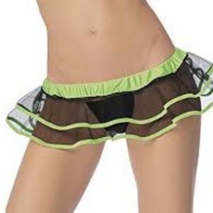 LOT OF 12 Escante Tulle trimmed mini skirt